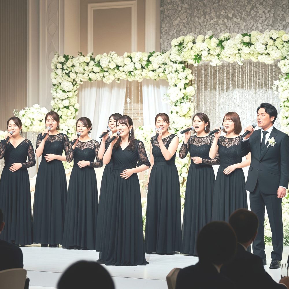 アカペラグループの演奏風景