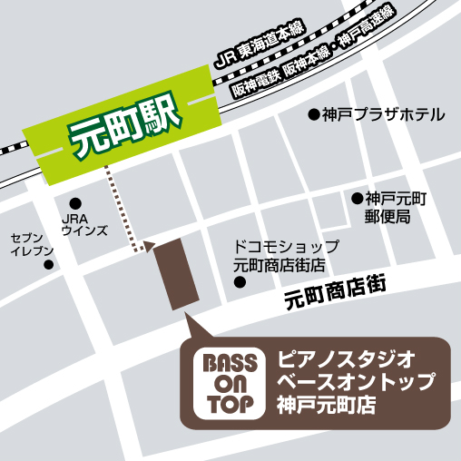 神戸元町会場地図