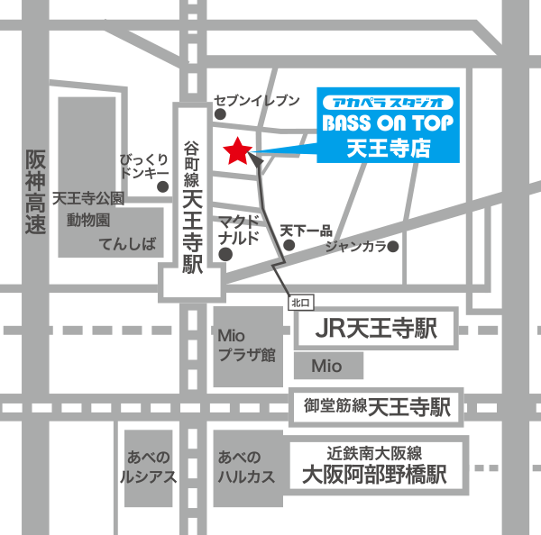 天王寺会場地図